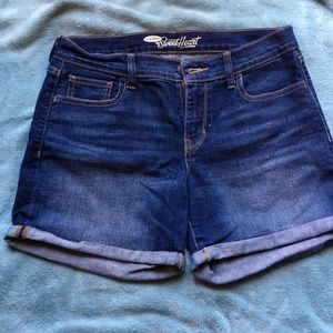 Old Navy Sweetheart Fit Jean Shorts, Size 6